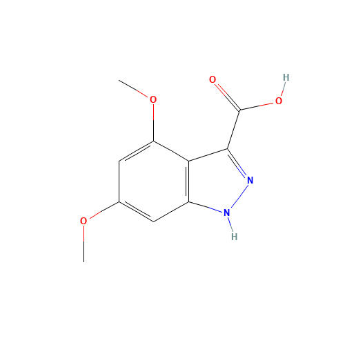 4,6-dimethoxy-1H-indazole-3-carboxylic acid (CAS: 885520-36-5) - Related Chemical Product