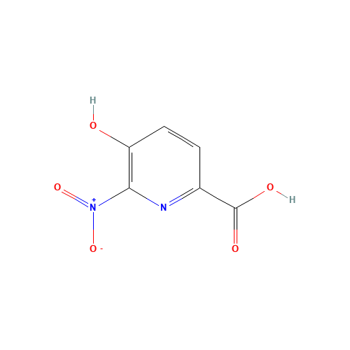 5-hydroxy-6-nitropyridine-2-carboxylic acid (CAS: 341010-92-2) - Chemical Structure and Molecular Formula 