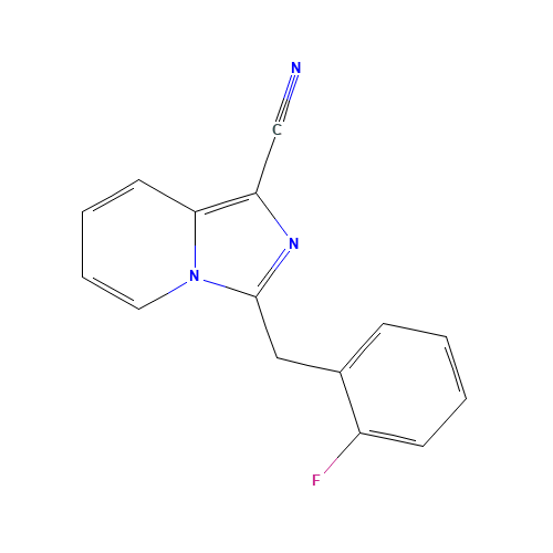 3-[(2-fluorophenyl)methyl]imidazo[1,5-a]pyridine-1-carbonitrile (CAS: 1011528-16-7) - Related Chemical Product