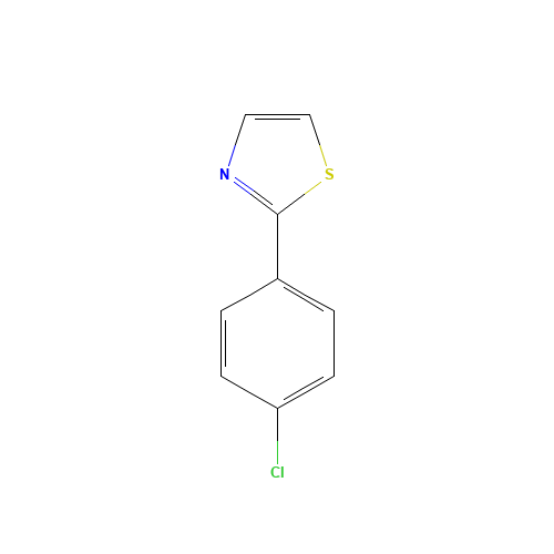 2-(4-chlorophenyl)-1,3-thiazole (CAS: 27149-26-4) - Related Chemical Product