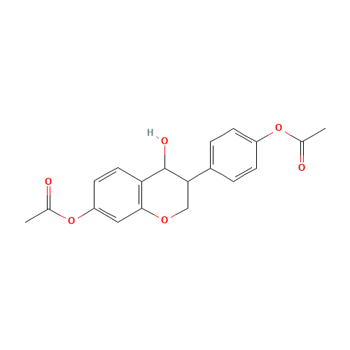 [4-(7-acetyloxy-4-hydroxy-3,4-dihydro-2H-chromen-3-yl)phenyl] acetate (CAS: 457655-68-4) - Related Chemical Product