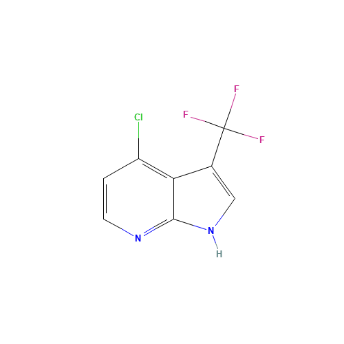 4-chloro-3-(trifluoromethyl)-1H-pyrrolo[2,3-b]pyridine (CAS: 869335-75-1) - Related Chemical Product