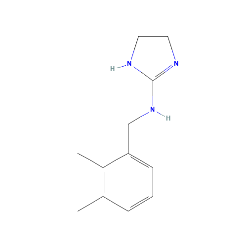 N-[(2,3-dimethylphenyl)methyl]-4,5-dihydro-1H-imidazol-2-amine (CAS: 1198211-56-1) - Chemical Structure and Molecular Formula 