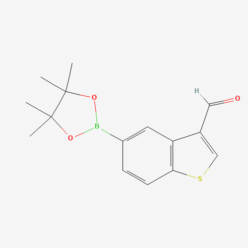 5-(4,4,5,5-tetramethyl-1,3,2-dioxaborolan-2-yl)-1-benzothiophene-3-carbaldehyde (CAS: 1008361-79-2) - Related Chemical Product