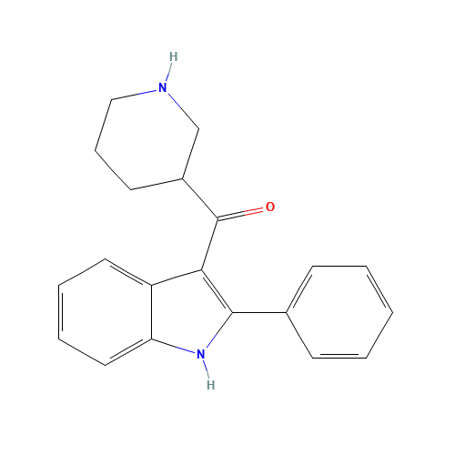 (2-phenyl-1H-indol-3-yl)-piperidin-3-ylmethanone (CAS: 256446-55-6) - Related Chemical Product