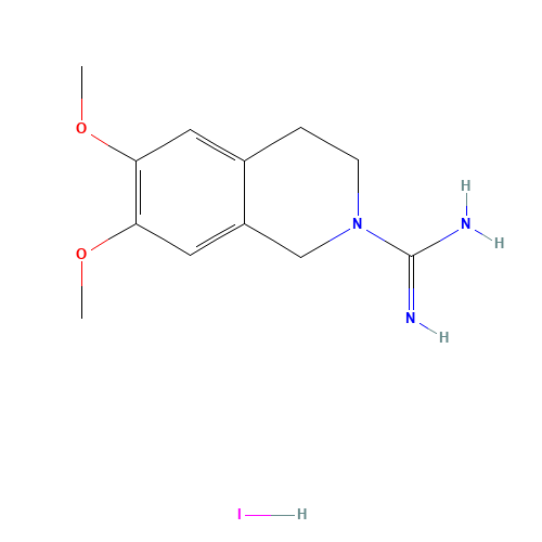6,7-dimethoxy-3,4-dihydro-1H-isoquinoline-2-carboximidamide;hydroiodide (CAS: 849776-51-8) - Related Chemical Product