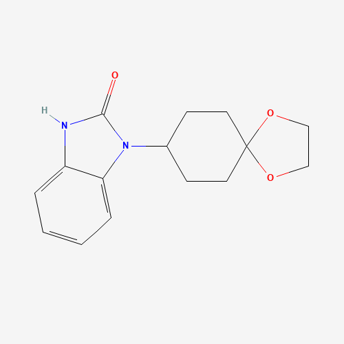 3-(1,4-dioxaspiro[4.5]decan-8-yl)-1H-benzimidazol-2-one (CAS: 179321-23-4) - Related Chemical Product
