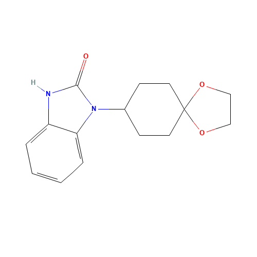 3-(1,4-dioxaspiro[4.5]decan-8-yl)-1H-benzimidazol-2-one (CAS: 179321-23-4) - Related Chemical Product