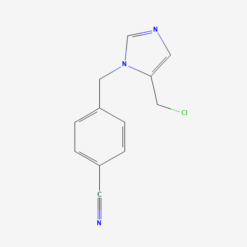4-[[5-(chloromethyl)imidazol-1-yl]methyl]benzonitrile (CAS: 186202-42-6) - Related Chemical Product