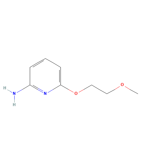 6-(2-methoxyethoxy)pyridin-2-amine (CAS: 1219122-32-3) - Chemical Structure and Molecular Formula 