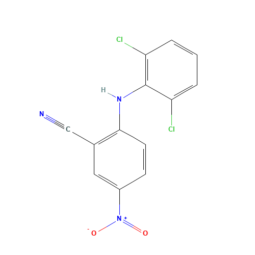 2-(2,6-dichloroanilino)-5-nitrobenzonitrile (CAS: 342433-99-2) - Related Chemical Product