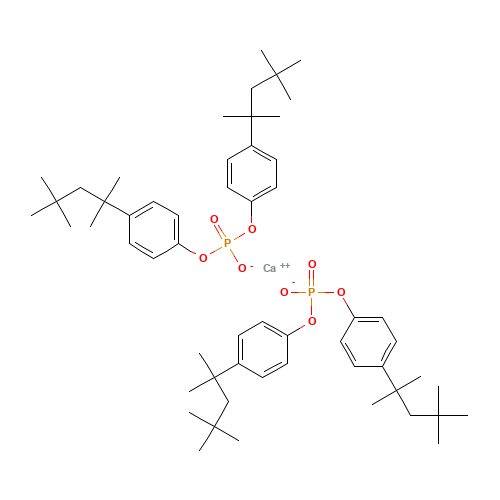 calcium;bis[4-(2,4,4-trimethylpentan-2-yl)phenyl] phosphate (CAS: 40835-97-0) - Related Chemical Product