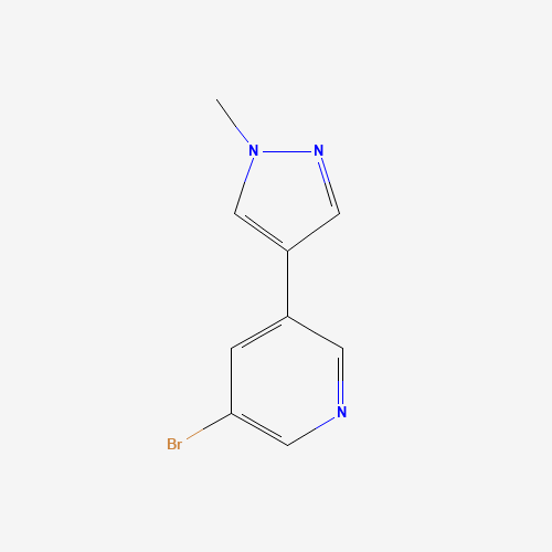 3-bromo-5-(1-methylpyrazol-4-yl)pyridine (CAS: 944718-17-6) - Related Chemical Product