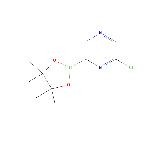 2-chloro-6-(4,4,5,5-tetramethyl-1,3,2-dioxaborolan-2-yl)pyrazine (CAS: 1009378-52-2) - Related Chemical Product
