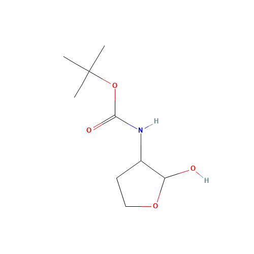 tert-butyl N-(2-hydroxyoxolan-3-yl)carbamate (CAS: 132872-26-5) - Related Chemical Product