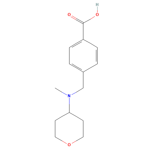 4-[[methyl(oxan-4-yl)amino]methyl]benzoic acid (CAS: 872614-61-4) - Related Chemical Product