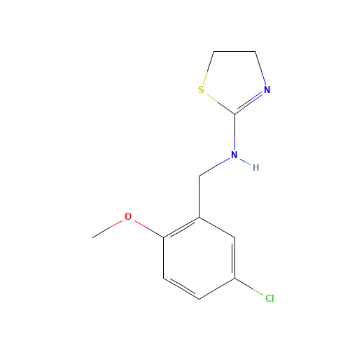 N-[(5-chloro-2-methoxyphenyl)methyl]-4,5-dihydro-1,3-thiazol-2-amine (CAS: 1263385-65-4) - Related Chemical Product