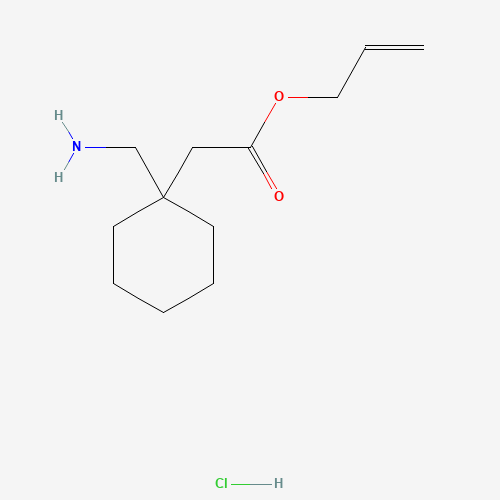 prop-2-enyl 2-[1-(aminomethyl)cyclohexyl]acetate;hydrochloride (CAS: 649747-99-9) - Related Chemical Product