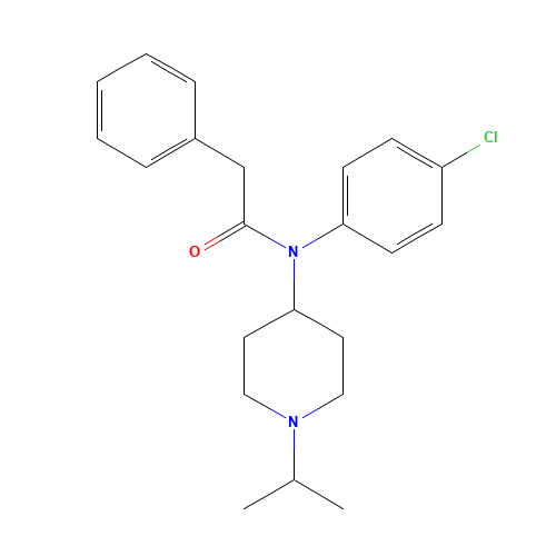 N-(4-chlorophenyl)-2-phenyl-N-(1-propan-2-ylpiperidin-4-yl)acetamide (CAS: 59729-31-6) - Related Chemical Product