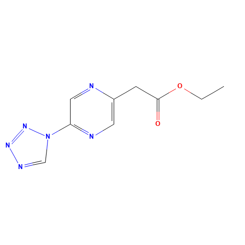 ethyl 2-[5-(tetrazol-1-yl)pyrazin-2-yl]acetate (CAS: 1374575-03-7) - Related Chemical Product