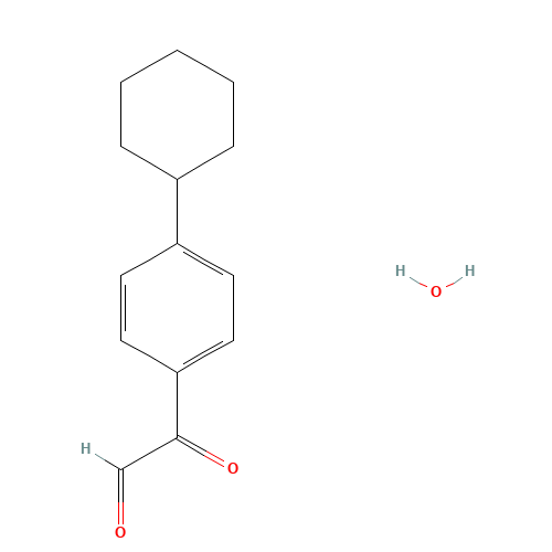 2-(4-cyclohexylphenyl)-2-oxoacetaldehyde;hydrate (CAS: 99433-89-3) - Related Chemical Product