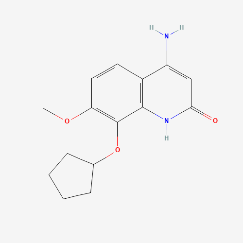 4-amino-8-cyclopentyloxy-7-methoxy-1H-quinolin-2-one (CAS: 1001061-80-8) - Related Chemical Product