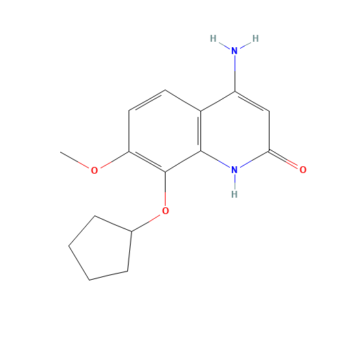 4-amino-8-cyclopentyloxy-7-methoxy-1H-quinolin-2-one (CAS: 1001061-80-8) - Related Chemical Product
