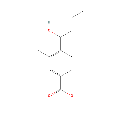 methyl 4-(1-hydroxybutyl)-3-methylbenzoate (CAS: 1393125-72-8) - Related Chemical Product
