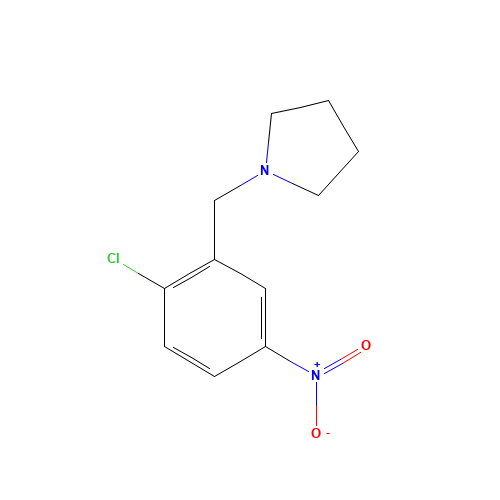 1-[(2-chloro-5-nitrophenyl)methyl]pyrrolidine (CAS: 1097810-28-0) - Related Chemical Product