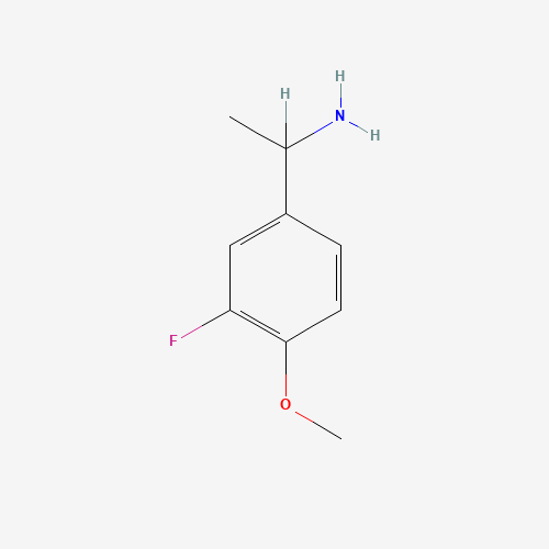1-(3-fluoro-4-methoxyphenyl)ethanamine (CAS: 105321-49-1) - Related Chemical Product
