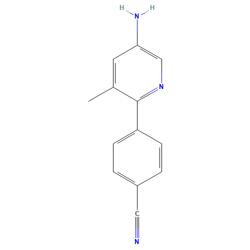 4-(5-amino-3-methylpyridin-2-yl)benzonitrile (CAS: 461663-96-7) - Related Chemical Product