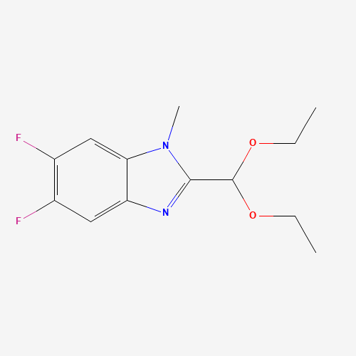 2-(diethoxymethyl)-5,6-difluoro-1-methylbenzimidazole (CAS: 958863-37-1) - Related Chemical Product