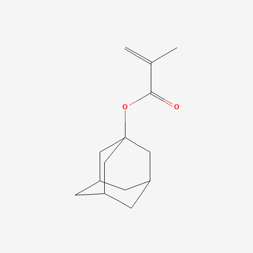 1-adamantyl 2-methylprop-2-enoate (CAS: 16887-36-8) - Chemical Structure and Molecular Formula 