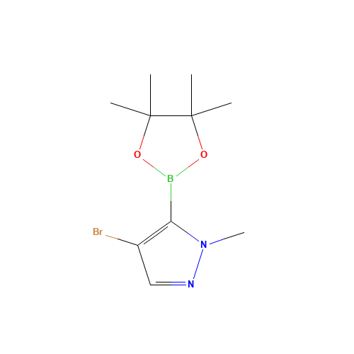4-bromo-1-methyl-5-(4,4,5,5-tetramethyl-1,3,2-dioxaborolan-2-yl)pyrazole (CAS: 942070-88-4) - Related Chemical Product