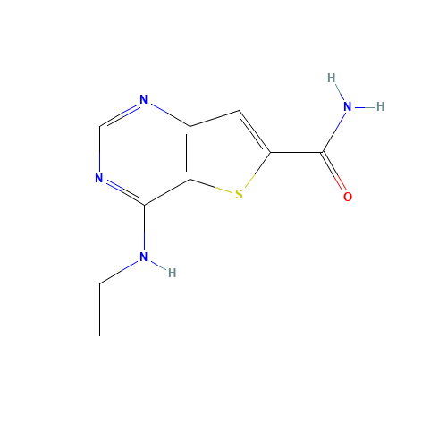 4-(ethylamino)thieno[3,2-d]pyrimidine-6-carboxamide (CAS: 1431411-47-0) - Related Chemical Product