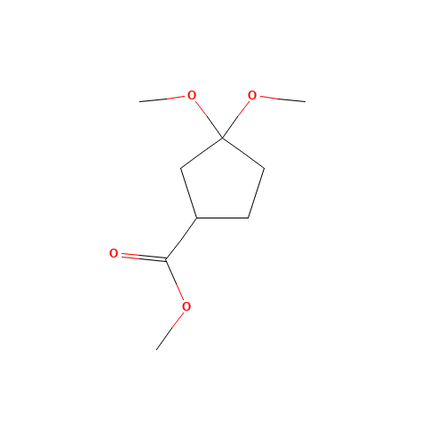 methyl 3,3-dimethoxycyclopentane-1-carboxylate (CAS: 64646-07-7) - Related Chemical Product