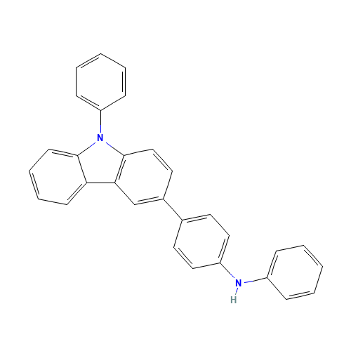 N-phenyl-4-(9-phenylcarbazol-3-yl)aniline (CAS: 1072194-21-8) - Related Chemical Product