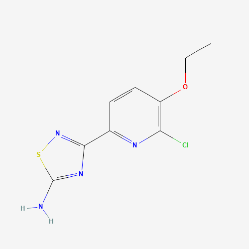 3-(6-chloro-5-ethoxypyridin-2-yl)-1,2,4-thiadiazol-5-amine (CAS: 1179359-65-9) - Related Chemical Product