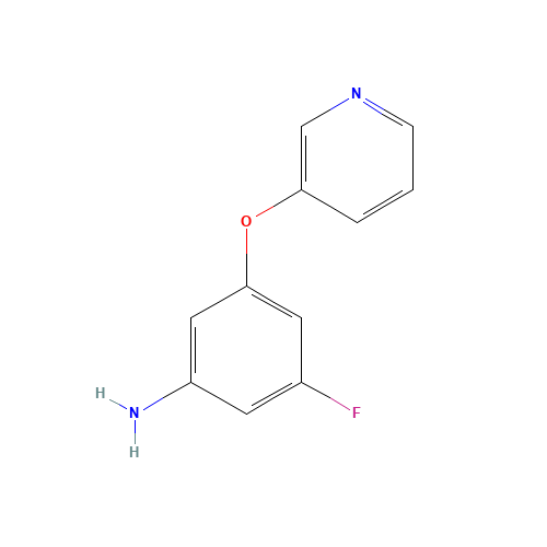 3-fluoro-5-pyridin-3-yloxyaniline (CAS: 791644-59-2) - Related Chemical Product