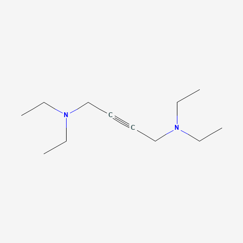 N,N,N',N'-tetraethylbut-2-yne-1,4-diamine (CAS: 105-18-0) - Chemical Structure and Molecular Formula 