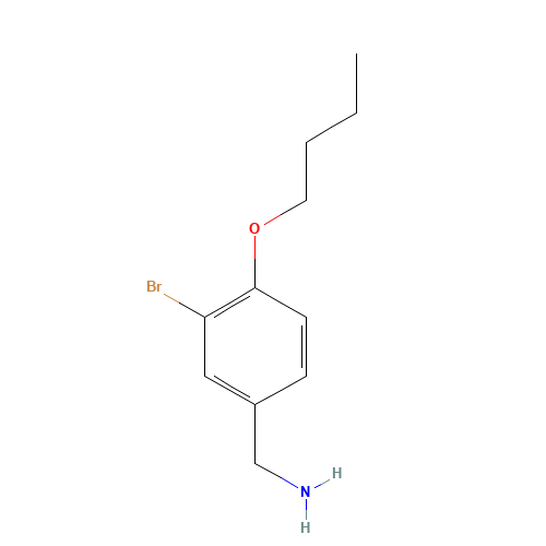 (3-bromo-4-butoxyphenyl)methanamine (CAS: 1313044-64-2) - Related Chemical Product