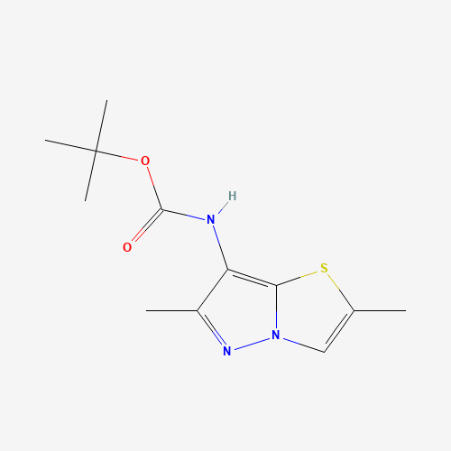 tert-butyl N-(2,6-dimethylpyrazolo[5,1-b][1,3]thiazol-7-yl)carbamate (CAS: 1290127-86-4) - Related Chemical Product