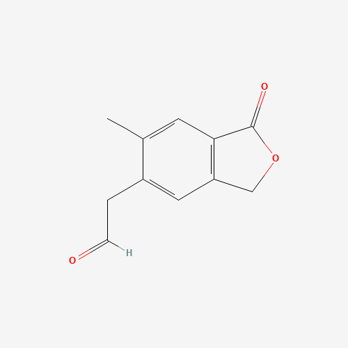 2-(6-methyl-1-oxo-3H-2-benzofuran-5-yl)acetaldehyde (CAS: 1374572-91-4) - Related Chemical Product