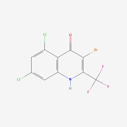 3-bromo-5,7-dichloro-2-(trifluoromethyl)-1H-quinolin-4-one (CAS: 59108-29-1) - Related Chemical Product