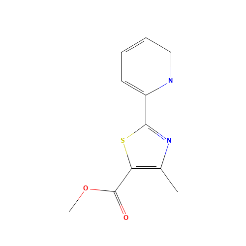methyl 4-methyl-2-pyridin-2-yl-1,3-thiazole-5-carboxylate (CAS: 640743-55-1) - Related Chemical Product