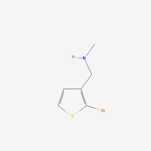 1-(2-bromothiophen-3-yl)-N-methylmethanamine (CAS: 331766-69-9) - Related Chemical Product
