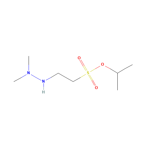 propan-2-yl 2-(2,2-dimethylhydrazinyl)ethanesulfonate (CAS: 62692-71-1) - Related Chemical Product