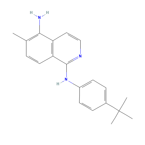 1-N-(4-tert-butylphenyl)-6-methylisoquinoline-1,5-diamine (CAS: 1187967-56-1) - Related Chemical Product