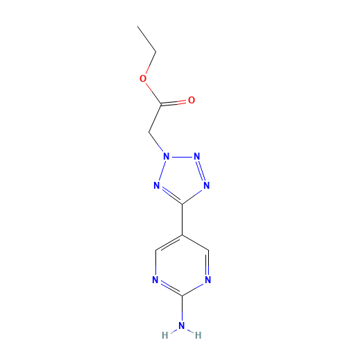 ethyl 2-[5-(2-aminopyrimidin-5-yl)tetrazol-2-yl]acetate (CAS: 1241898-02-1) - Related Chemical Product