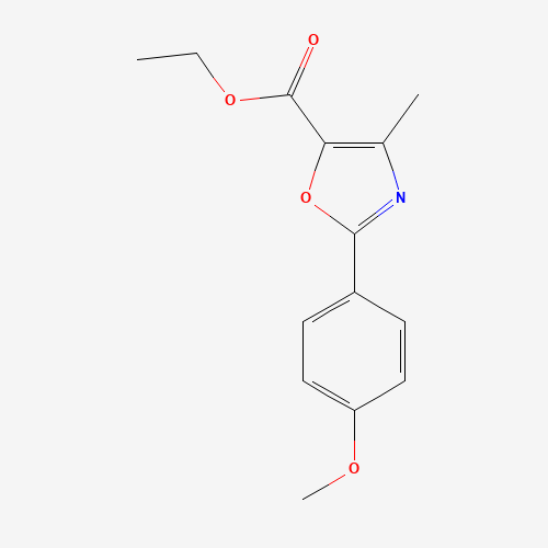 ethyl 2-(4-methoxyphenyl)-4-methyl-1,3-oxazole-5-carboxylate (CAS: 933773-21-8) - Related Chemical Product